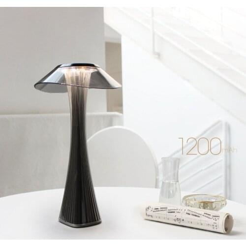 Nordic ABS Black Table Lamps for Bedroom Decoration Bedside Lamp art Decor Dining Room Living Room Bar Modern LED Light Fixtures