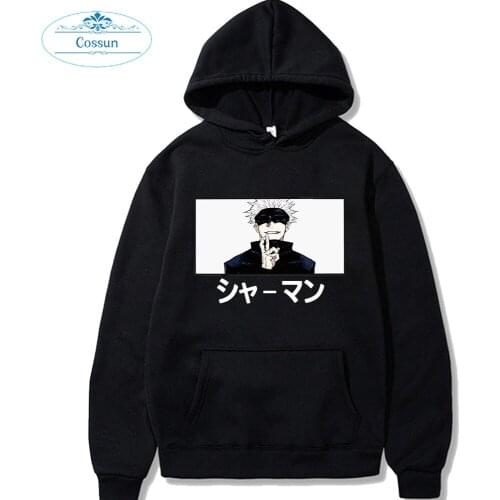 COSSUN Hot New Anime Jujutsu Kaisen Itadori Yuji Gojo Satoru Fushiguro Megumi Fashion Hoodies Pullover Harajuku Hooded Unisex