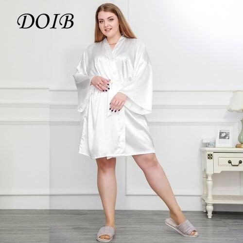 Женские шелковые халаты DOIB China At AliExpress