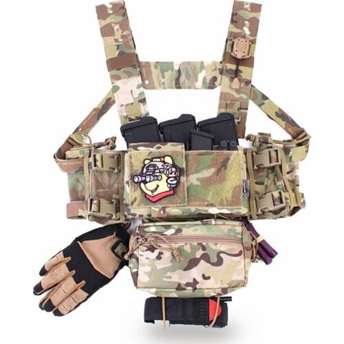 MK3 Chest Rig System D3 500D Original Matte Cordura Fabric Tactical Airsoft Hunting Vest Military Magazine Beach Sack Pouch