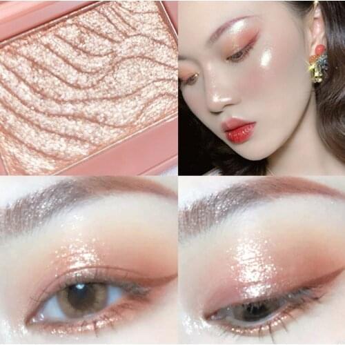 Monochrome Shimmer Highlighter Palette Face Body Make Up Eye Shadow Palette Glitter Highlight Makeup Contour High Gloss Powder