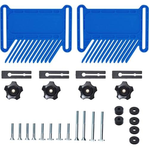 Extended Feather Loc Board Set Woodworking Engraving Machine Double Featherboards Miter Gauge Slot DIY Tools in stock