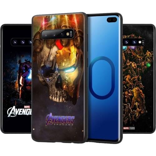 Marvel Avengers Infinity Gauntlet Logo For Samsung Galaxy S21 S20 FE Ultra Lite S10 5G S10E S9 S8 Plus Soft Silicone Phone Case