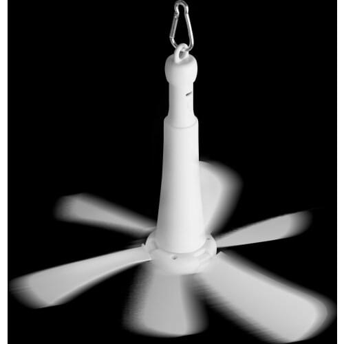 Portable folding hanging USB Fan 2400 mAh battery Charging fan Ceiling Fan Air Cooler USB Powered Tent Fans for Camping Outdoor