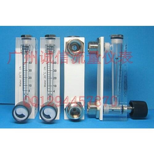 LZM-8T adjustable panel flow meter 4-40L/h liquid flowmeter flowmeter