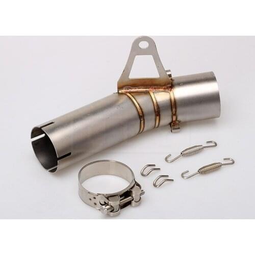 S1000 RR Motorcycle Exhaust Muffler Middle Link Pipe Escape Accessories Slip on For BMW S1000RR 2010 2011 2012 2013 2014