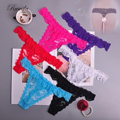 Sexy sheer lace Women lingerie high waist Thongs plus size G-string Underwear Panties Briefs Ladies T-back 3pcs/Lot zhx99
