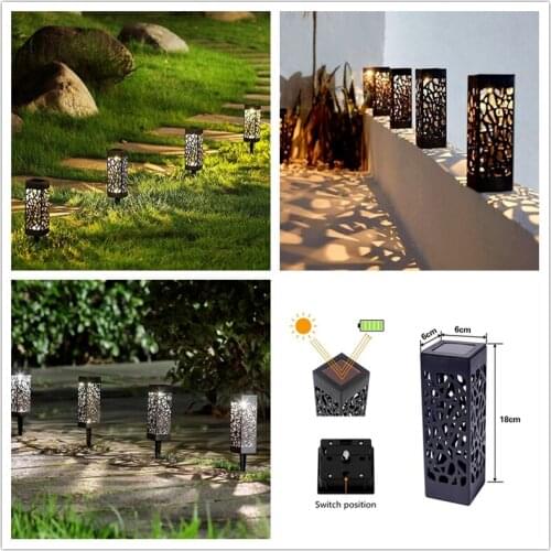 1-12PCS Solar Light Outdoors out door Powered Solar Lamp Lantern Waterproof Landscape Lighting for Garden Decoration Outdoor