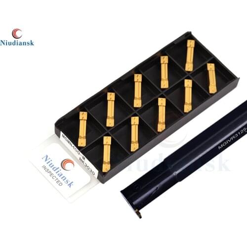 1pc MGIVR2925 MGIVR3125 Grooving Tool Holder 10pcs MGMN150 MGMN200 MGMN250 MGMN300 MGMN400 Carbide Inserts CNC Turning Tool Set