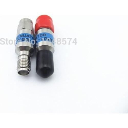 2pcs/lot 10db 5W 2W DC-6.0GHz coaxial RF Attenuator SMA