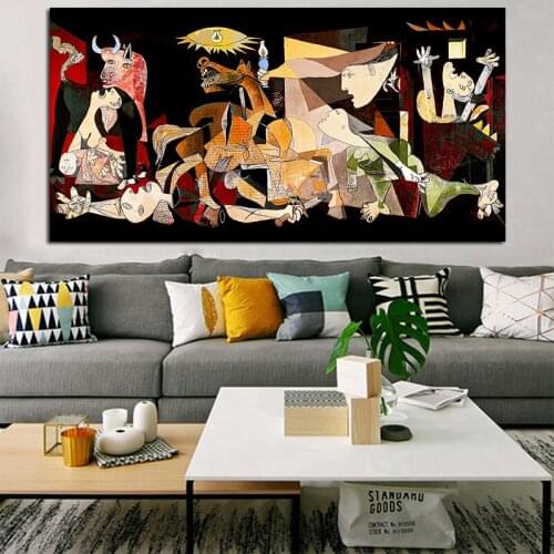Abstract Canvas Paintings By Picasso Famous Reproductions Print on Canvas Wall Posters for Living Room Bedroom Wall Art Decor