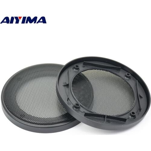 AIYIMA 2Pcs 4Inch Tweeters Car Audio Speaker Cover Speakers Protective Net Grille Waffle Mesk Special Audio Accessories