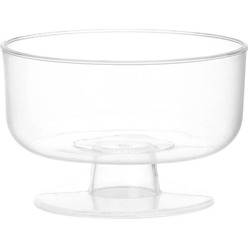 Promotion - Party Wedding Festival Suppliers, 57*77mm/130ml Disposable Plastic Tableware Dessert Cup, 10/Pack