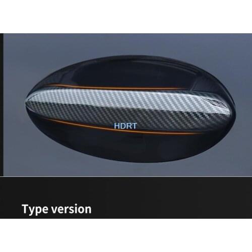 Car Exterior Door Handle Decorative Frame Sticker Trim For BMW X5 2019 2020 2021 Carbon fibre Door Bowl Cover Auto Accessoreis