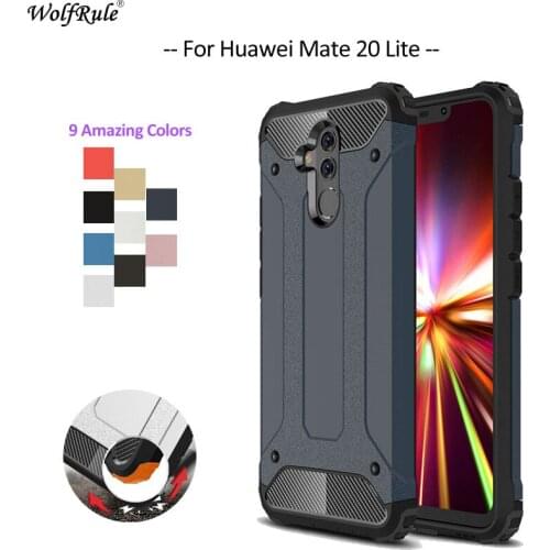 For Cover Huawei Mate 20 Lite Case TPU & PC Armor Protective Bumper Pouch Phone Case For Huawei Mate 20 Lite Cover 6.3