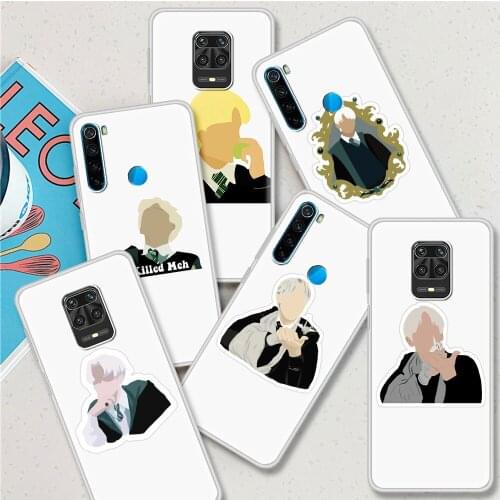 Draco Malfoy Weasley Twins Case For Xiaomi Redmi Note 9S 8 9 8T 9T 7 K30 Pro Translucent Phone Cover 8A 7A 6 9A 9C Frosted Shell