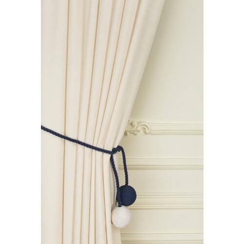 Fersa Decor Honeycomb Beige Background Curtain-Shir Pleat