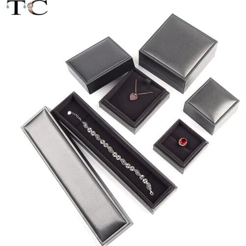 Jewelry Storage Container Ring Box Necklace Holder Pendant Box Jewellery Store Wrapping Gift Box High Grade