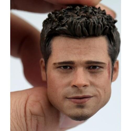 1/6 Scale Brad Pitt Head Sculpt with Cigar Sunglass for 12in Action Figure Phicen Tbleague Collection Toy