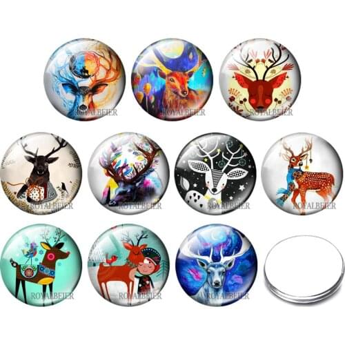 Fashion Lovely Cartoon Cats beauty 10pcs 12mm/18mm Round photo glass cabochon demo flat back Making findings