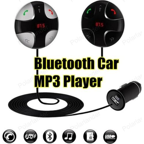 New Bluetooth Handsfree CarKit Bluetooth FM Transmitter MP3 Player For Smart Phone Car Kit Charger