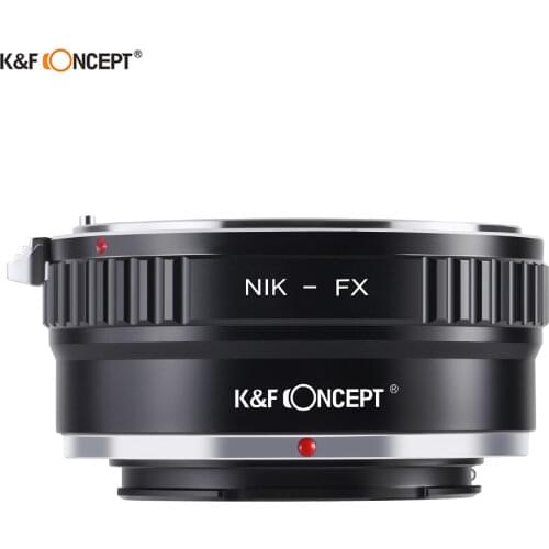 K&F CONCEPT Lens Adapter Ring for Nikon Auto AI AIs AF Lens to Fujifilm Fuji FX Mount X-Pro1 X-E1 Camera