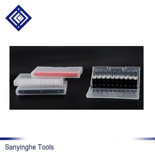 High quality free shipping plastic packing box 450 Pcs/lots WZH 10 Integral packing box with ten units for Drill bits