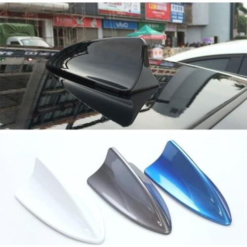 Auto Car Universal Dummy Shark Fin Roof Decorative Antenna Aerial Silver/Black/Red/Gray/Blue for BMW VW Buick Skoda Hyundai Ford