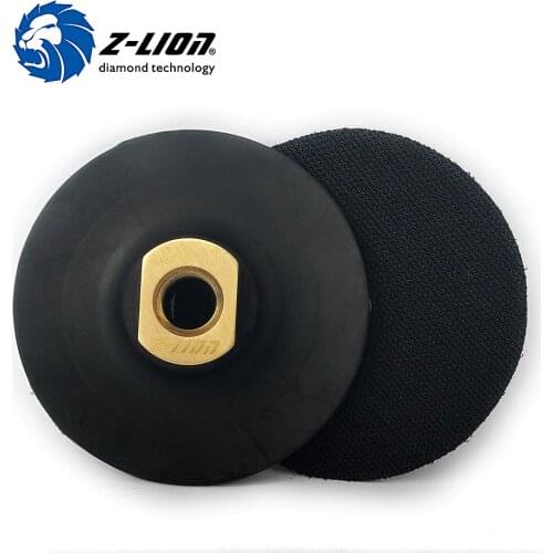 Z-LION 3 Inch Polisher Bonnet Backing Pad M14 Angle Grinder Rubber Backer Pad Super Flexible Polisher Buffer Wheel Disc