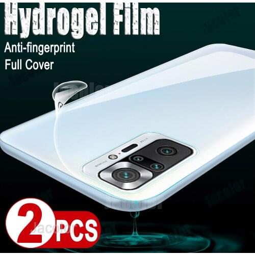 2PCS Phone Back Cover Safety Film For Xiaomi Redmi Note 10 Pro Max Hydrogel Film Redmy Note10Pro 10s Battery Case Film Not Glass
