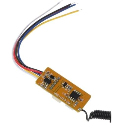 1Set 5V-12V Relay 2 Channel Wireless RF Remote Control Switch Transmitter Receiver Module for Smart Home E56B