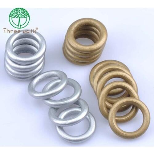 20pcs New Fashion 33mm Wooden Teething Rings Necklace Bracelet DIY Crafts Natural Baby Toys
