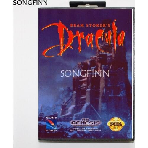 16 bit MD Memory Card With Box for Sega Mega Drive for Genesis Megadrive - Bram Stokers Dracula