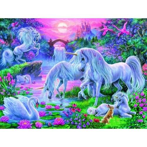 5D DIY Diamond painting animal full Square/Round diamond embroidery Cross Stitch Rhinestone Mosaic Home Decoraction Gift