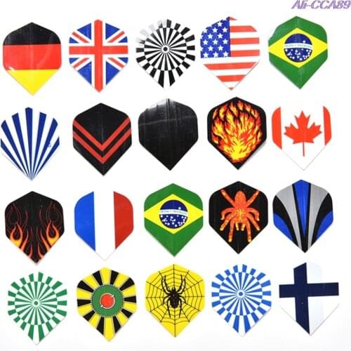 60 Pcs/lot Professional Mixed Type Darts Tool Flights Nice Flight Pack for Dart Tools Sets Wholesale