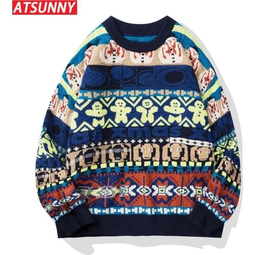 ATSUNNY SINCE 2021 Men's Knitted Pullovers