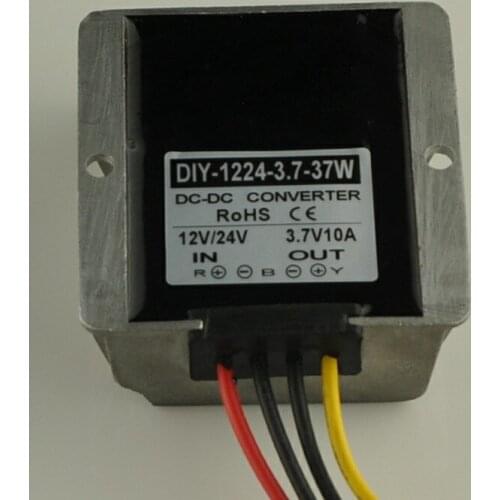 DC DC 12V24V(6V-40V) To 3.7V 10A 37W Step Down Buck Converter Module Car Power Supply Adapter Voltage Regulator Waterproof