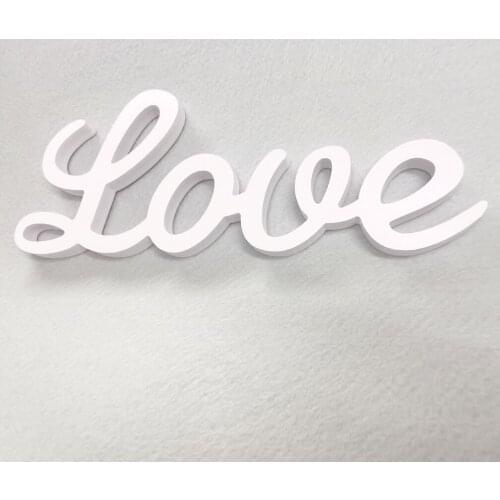 Customized Personalised Design Name Wood Words Love Decorations Wooden Art Crafts For Wedding Birthday Party Home Decorate