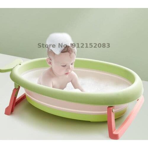 Babys Foldable Babys Household Large Bath Tub For Newborn Children