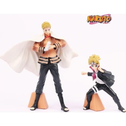 17CM 2 PCS Naruto Genuine Fig Doll Kawaii Action Figure Anime Figure Anime Childrens Gifts Naruto