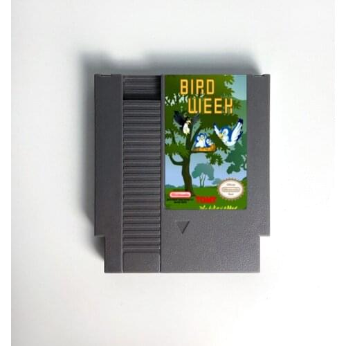 Bird Week - Game Cartridge For NES Console 72 Pins 8bit