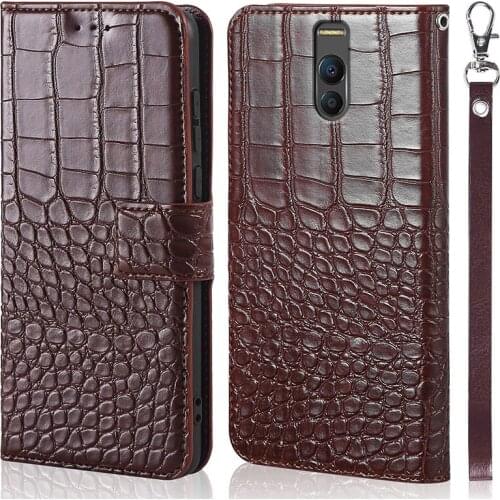 Magnetic clasp crocodile lines for Meizu M6 Note Flip Leather Wallet Case for Meizu NOTE 6 flip phone wallet Case
