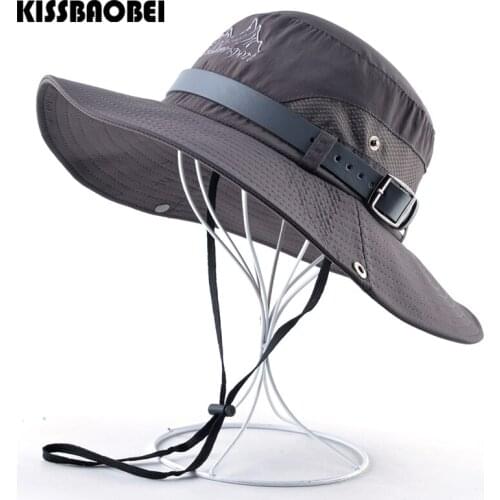 Summer Fishing Cap Men Outdoor Bucket Hat Women Wide Brim Sun Hats For Men Hiking Camping Military Caps Fisherman Gorra Mujer