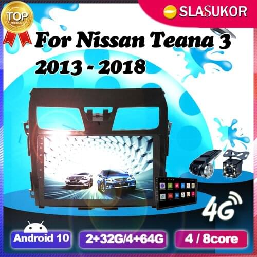 For Nissan Teana altima 2013 2014 2015 2016 Qashqai 2 J11 Android 10 Multimedia Video Player Radio GPS Stereo No 2 din 2din DVD