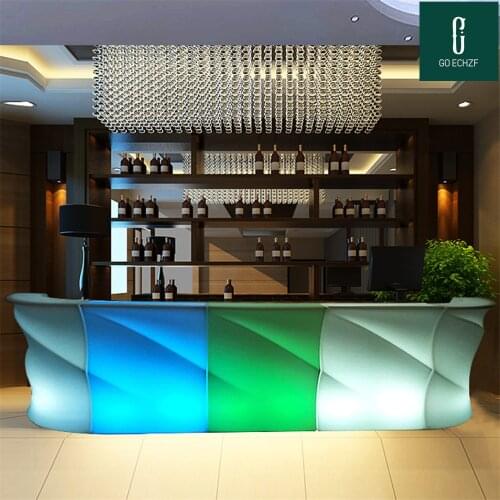 New Rechargeable Led Lighting Furniture Remote Control Outdoor Led Square Cocktail Table Bar KTV Bar Disco Furniture Supplies