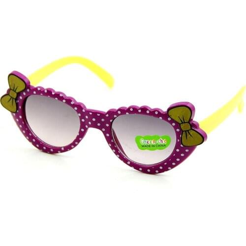 Lovely Bébé Garçons Filles Lunettes De Soleil Pour Enfants Verre Noeud UV 400 2XPC