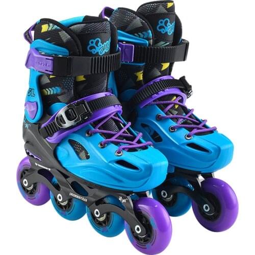 Original Freestyle FS-SL Children Slalom Inline Skates Child Size Adjustable Roller Skating Shoes Kids Free Skating Patines