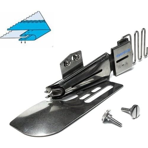 CoverStitch Machine Binder Double-Fold Binding Attachment For Flatbed Machine please choose your wanted size