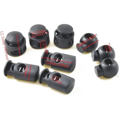 Plastic Nylon Stopper Cord Lock for Hat Cord End Sportswear Shoes Rope DIY Craft Parts Adjustment