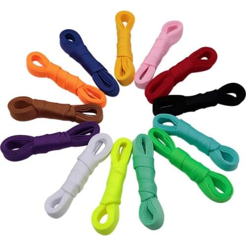 Weiou Premium Laces15MM Knitting Shoelaces Stretch Braided Wide Polyester Cords Men Women Sneaker 350V2 For Drop Shipping шнурки